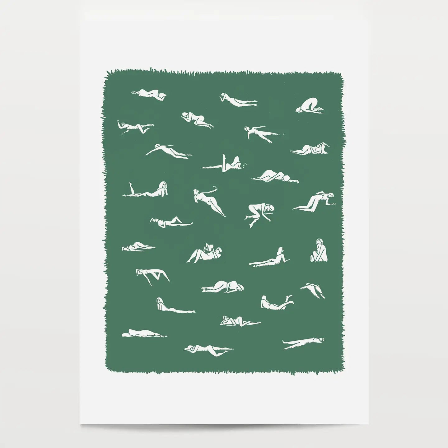 Illustration - FAÇONS DE S'ALLONGER DANS L'HERBE