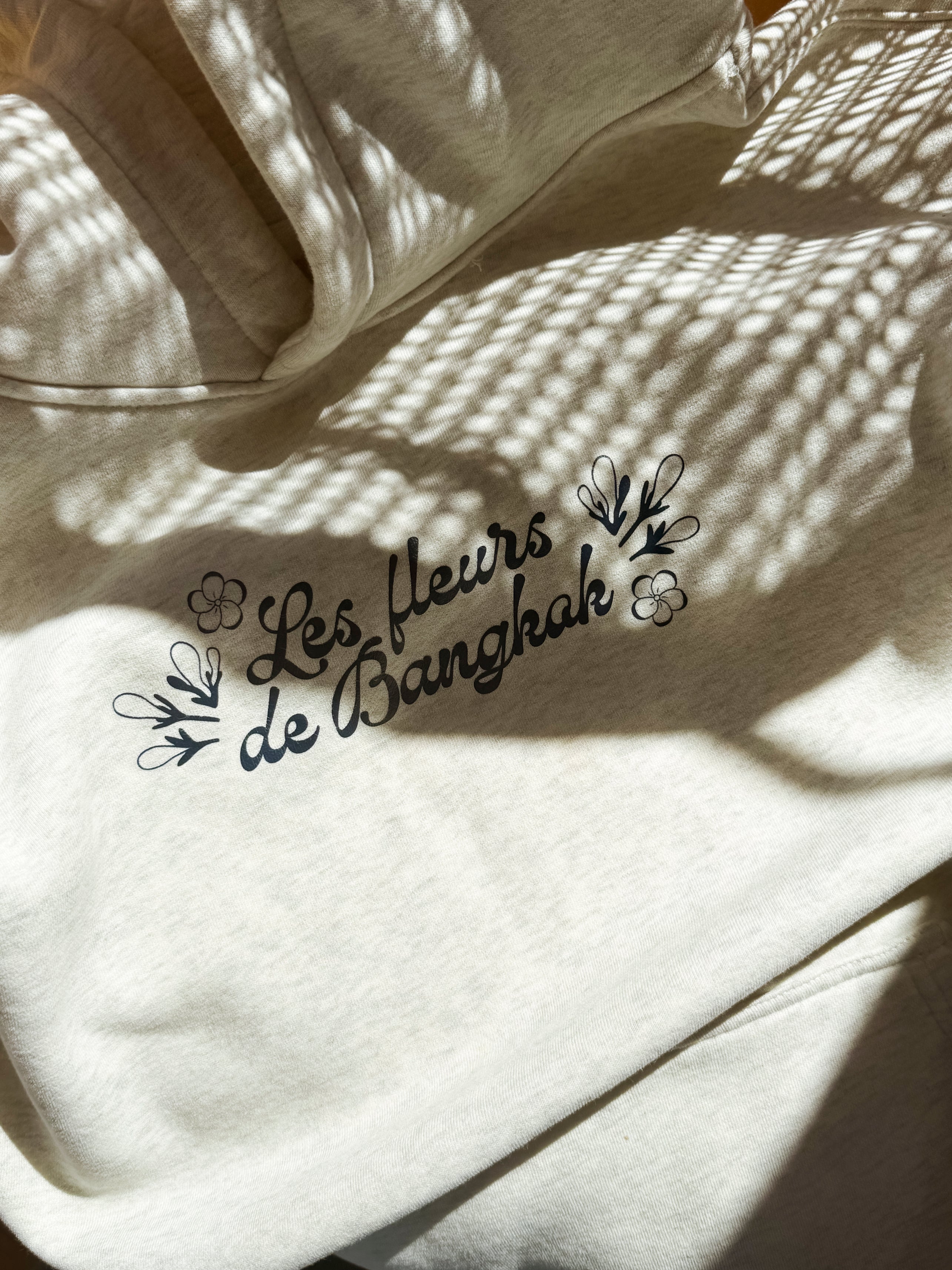 Duo Fleurs — Hoodie boyfriend + tote bag