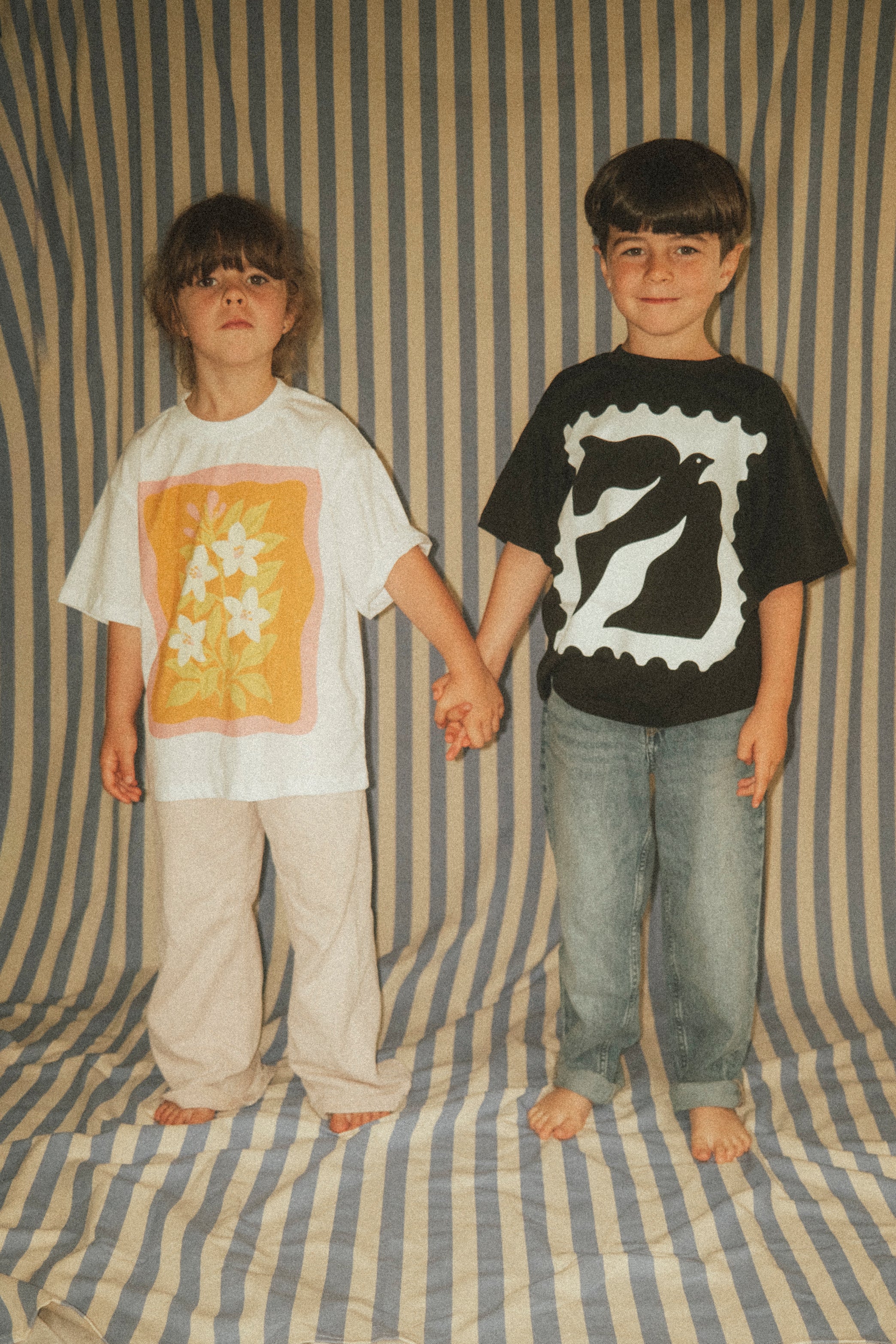 T-shirt enfant oversized unisexe - Oiseau