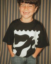 T-shirt enfant oversized unisexe - Oiseau